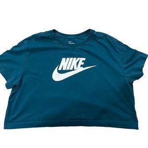 Nike Teal Crop Top